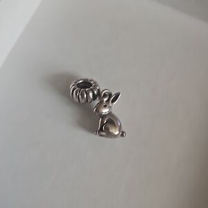Pandora Silver Rabbit Charm